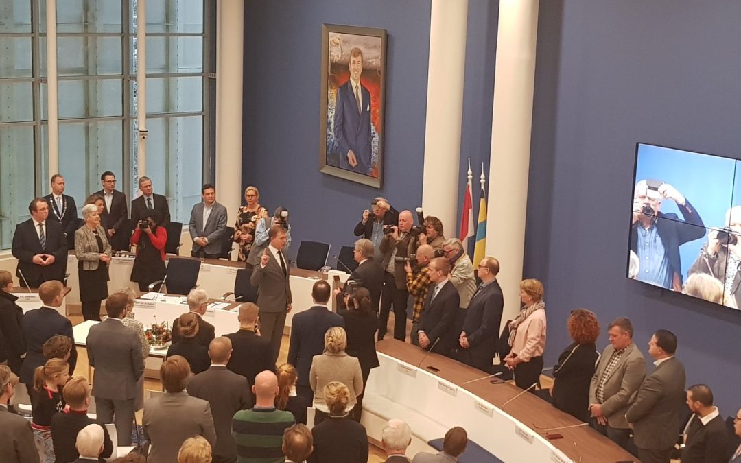 Gert-Jan Kats geïnstalleerd als burgemeester Veenendaal