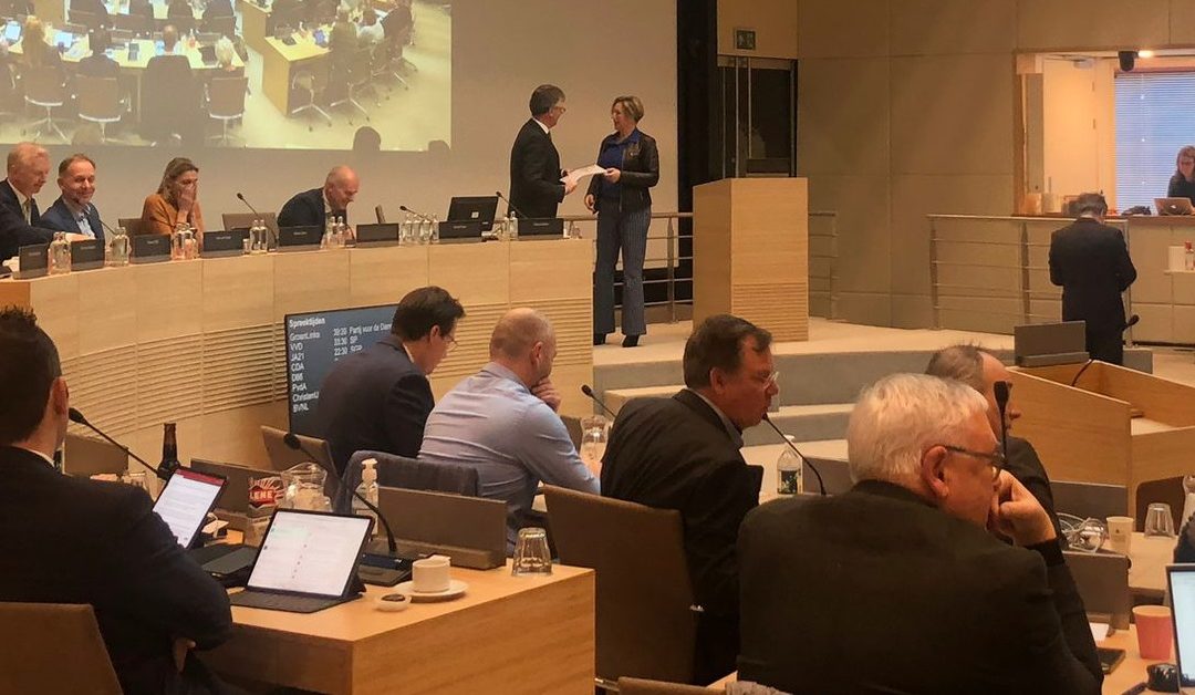 Manifest van de Utrechtse gemeenten aangeboden aan provincie