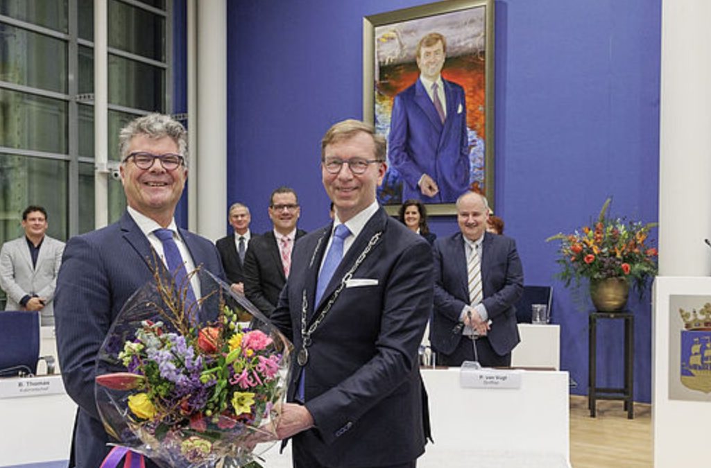 Burgemeester Kats begint aan tweede termijn in Veenendaal